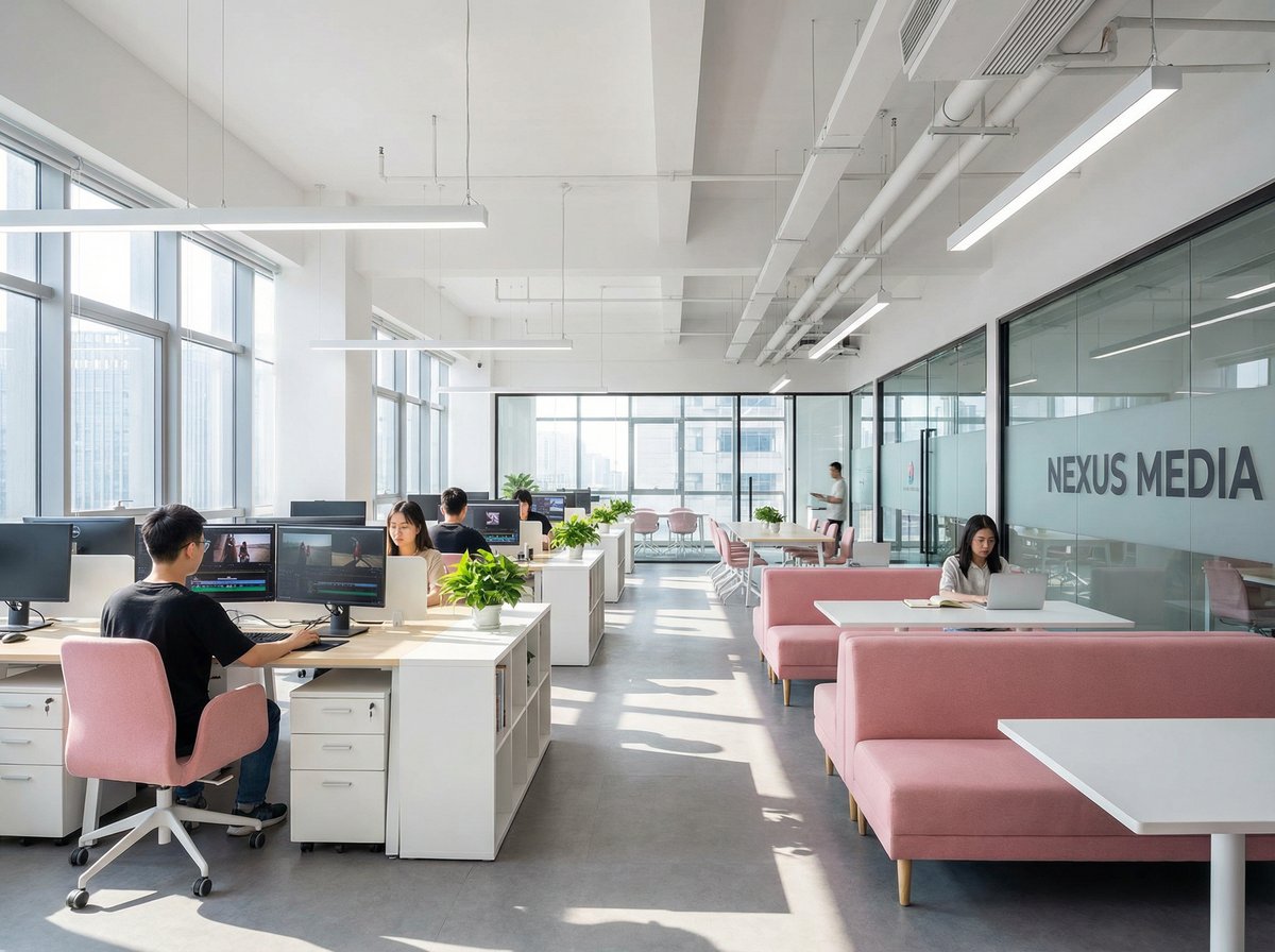 麻豆传媒传媒公司办公环境